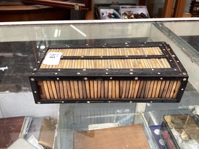 Lot 418 - Collection of antique Sinhalese porcupine quill boxes (9).