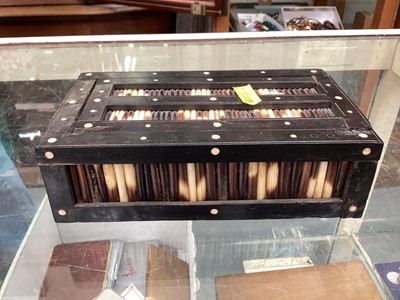 Lot 418 - Collection of antique Sinhalese porcupine quill boxes (9).