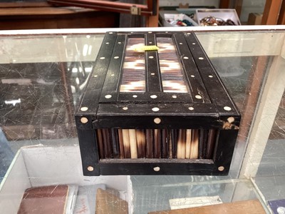 Lot 418 - Collection of antique Sinhalese porcupine quill boxes (9).