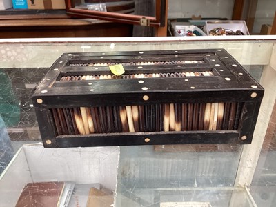 Lot 418 - Collection of antique Sinhalese porcupine quill boxes (9).