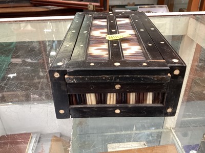 Lot 418 - Collection of antique Sinhalese porcupine quill boxes (9).
