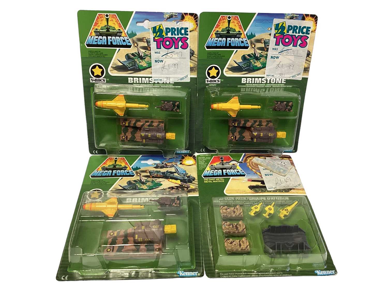 Lot 37 - Kenner (c1989) Mega Force diecast Triax &