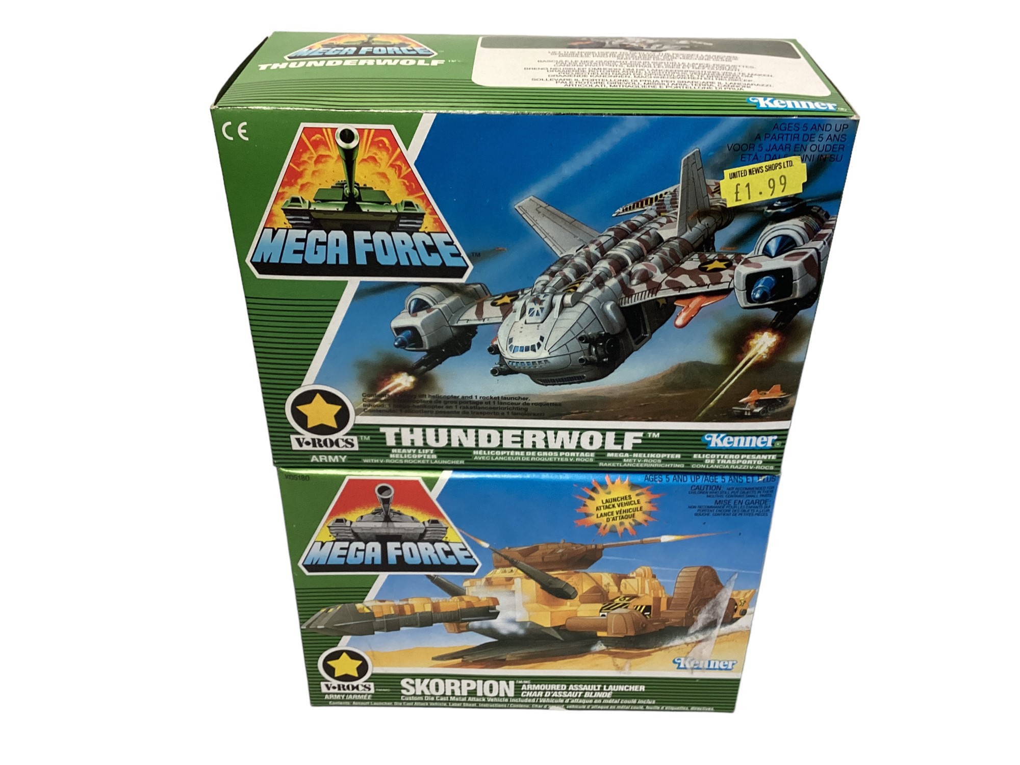 Lot 36 - Kenner (c1989) Mega Force diecast Triax &