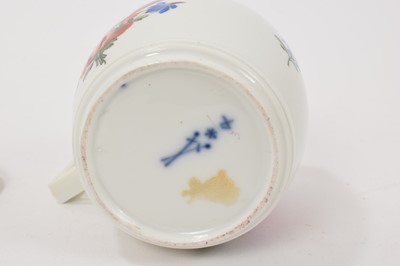 Lot 70 - Meissen barrel shaped mustard pot and cover, circa 1780