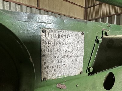 Lot 14 - Land Rover rolling chassis, this chassis (believed to be from a Series I)