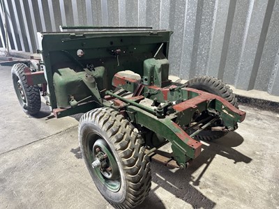 Lot 14 - Land Rover rolling chassis, this chassis (believed to be from a Series I)
