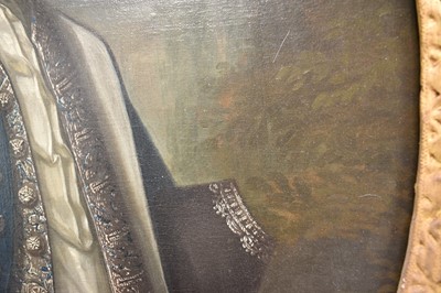 Lot 1060 - René Auguste Constantyn (c.1685- c.1726) oil on canvas, portrait of a young gentleman, named verso as Elias Le Hardy (b. 1717)