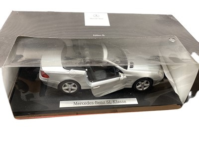 Lot 2033 - Maisto 1:18 Scale Mercedes Benz diecast models and others (qty)
