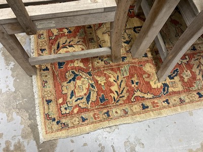Lot 1530 - Ushak style rug with lotus design