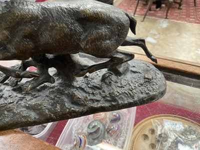 Lot 1528 - Manner of Mene, bronze figure of a stag, apparently unsigned