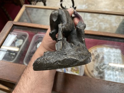 Lot 1528 - Manner of Mene, bronze figure of a stag, apparently unsigned