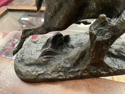 Lot 1528 - Manner of Mene, bronze figure of a stag, apparently unsigned