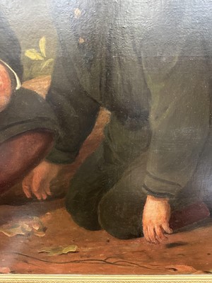 Lot 1145 - James Sant (1820-1916) oil on canvas - Two Boys in a Wood, possibly emblematic of the Princes in the Tower