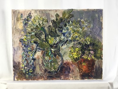 Lot 78 - Annelise Firth (b.1961) oil on canvas - Still life, signed and dated 2024 verso, 36cm x 46cm, unframed