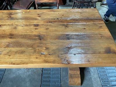 Lot 42 - Large refectory table