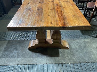 Lot 42 - Large refectory table