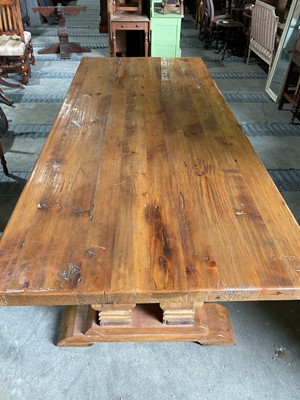 Lot 42 - Large refectory table