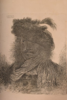 Lot 782 - After Giovanni Benedetto Castiglione (1609-1664), group of six head studies, each signed
