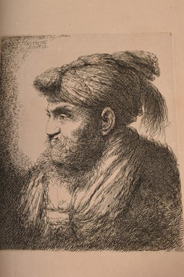 Lot 782 - After Giovanni Benedetto Castiglione (1609-1664), group of six head studies, each signed