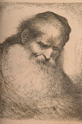 Lot 782 - After Giovanni Benedetto Castiglione (1609-1664), group of six head studies, each signed
