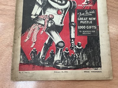 Lot 1759 - Scoops sci-fi magazine, a complete set from issues 1 - 20 (1934).