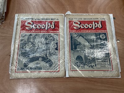 Lot 1759 - Scoops sci-fi magazine, a complete set from issues 1 - 20 (1934).