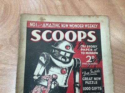 Lot 1759 - Scoops sci-fi magazine, a complete set from issues 1 - 20 (1934).