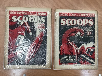 Lot 1759 - Scoops sci-fi magazine, a complete set from issues 1 - 20 (1934).