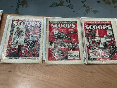 Lot 1759 - Scoops sci-fi magazine, a complete set from issues 1 - 20 (1934).
