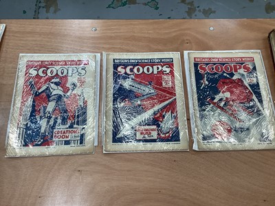 Lot 1759 - Scoops sci-fi magazine, a complete set from issues 1 - 20 (1934).