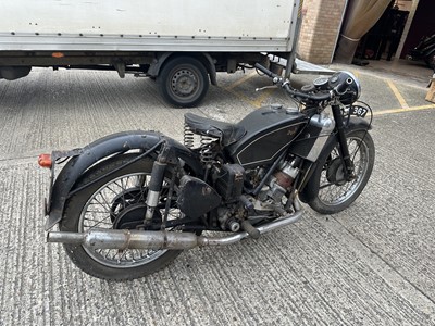 Lot 26 - 1937 Scott Flying Squirrel 596cc motorcycle reg. no. DLT 367