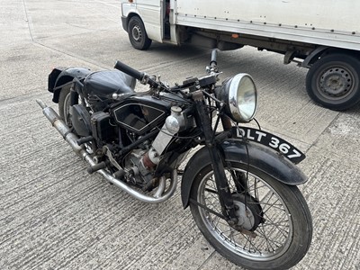Lot 26 - 1937 Scott Flying Squirrel 596cc motorcycle reg. no. DLT 367