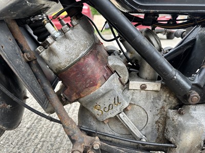 Lot 26 - 1937 Scott Flying Squirrel 596cc motorcycle reg. no. DLT 367