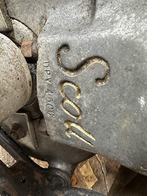 Lot 26 - 1937 Scott Flying Squirrel 596cc motorcycle reg. no. DLT 367
