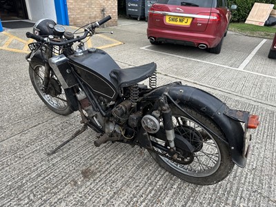 Lot 26 - 1937 Scott Flying Squirrel 596cc motorcycle reg. no. DLT 367