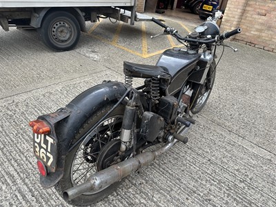 Lot 26 - 1937 Scott Flying Squirrel 596cc motorcycle reg. no. DLT 367