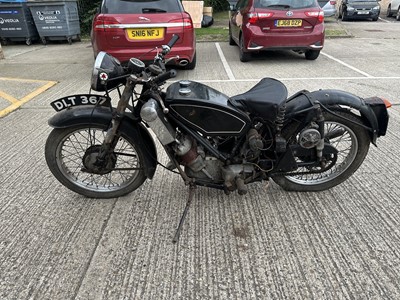 Lot 26 - 1937 Scott Flying Squirrel 596cc motorcycle reg. no. DLT 367