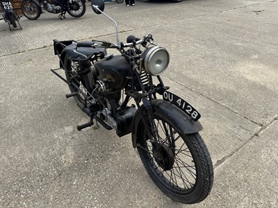 Lot 36 - 1929 OK Supreme 300cc motorcycle, reg. no. OU 4128
