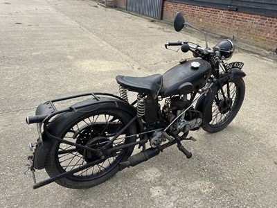 Lot 36 - 1929 OK Supreme 300cc motorcycle, reg. no. OU 4128
