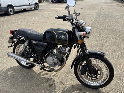 Lot 35 - 2018 AJS Tempest 125cc motorcycle, reg. no. GK18 UUJ finished in black. Offered for sale by direction of executors. Awaiting further details. (Subject to 12% buyers' premium inclusive of VAT)