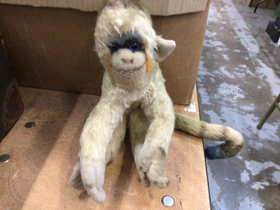 Lot 2644 - Steiff bunny and other bears housed in a vintage pram