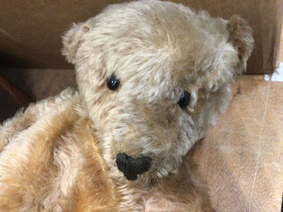 Lot 2644 - Steiff bunny and other bears housed in a vintage pram