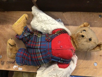 Lot 2644 - Steiff bunny and other bears housed in a vintage pram