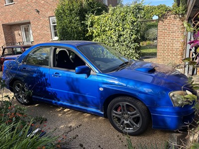 Lot 12 - 2005 Subaru Impreza 2.0 WRX AWD Turbo, 4 door saloon, reg. no. SD05 YEY
