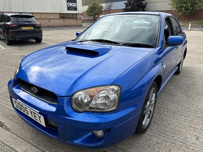 Lot 12 - 2005 Subaru Impreza 2.0 WRX AWD Turbo, 4 door saloon, reg. no. SD05 YEY