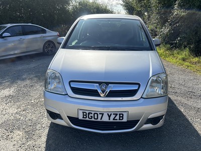 Lot 22 - 2007 Vauxhall Meriva 1.4 16v Club, manual, reg. no. BG07 YZB