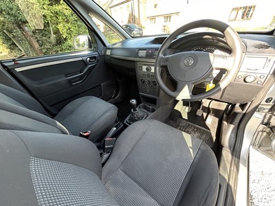 Lot 22 - 2007 Vauxhall Meriva 1.4 16v Club, manual, reg. no. BG07 YZB