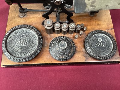 Lot 719 - Victorian set of postal scales