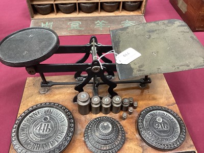Lot 719 - Victorian set of postal scales