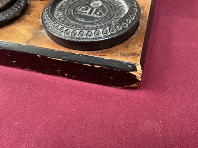 Lot 719 - Victorian set of postal scales